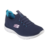 Skechers Women's Slip-Ons Summits Sneakers Front_Three_Fourths_Angled_Right