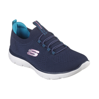 Skechers Women's Slip-Ons Summits Sneakers Front_Three_Fourths_Angled_Right