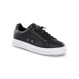 Denver Hayes Women's Finlee Lift Leather Sneakers Front_Three_Fourths_Angled_Right
