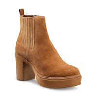 Denver Hayes Women's Brielle Suede Ankle Boots Front_Three_Fourths_Angled_Right