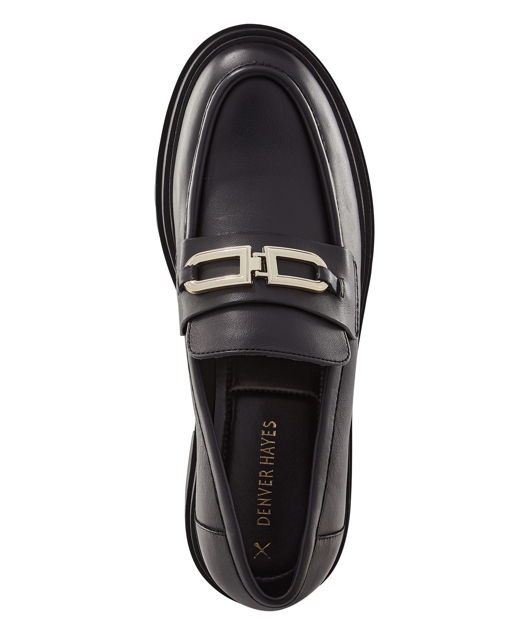 Flâneurs en cuir pour femmes, Willow Luggy, Denver Hayes