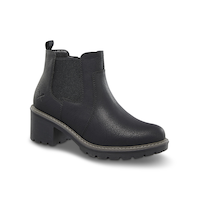 Bottes Chelsea à talon pour femmes, Morgan, Denver Hayes Front_Three_Fourths_Angled_Right