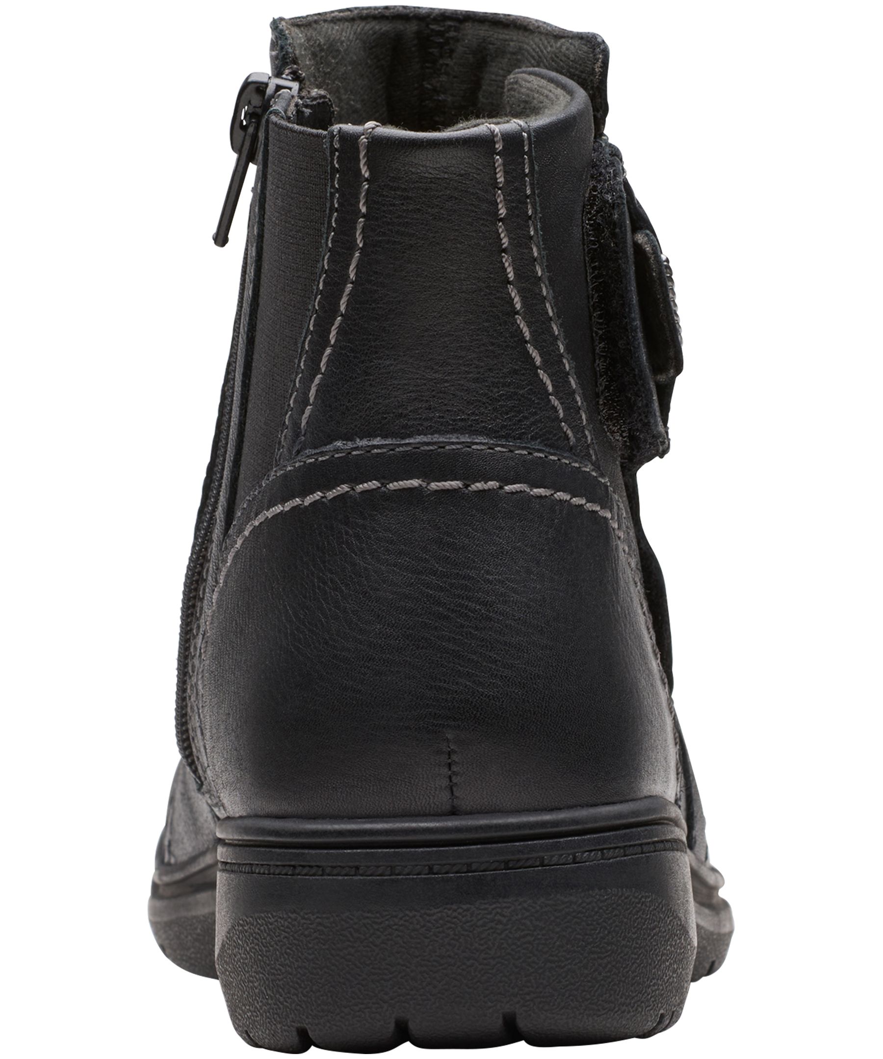 Clarks Woman's Carleigh Style Leather Wide Boots