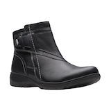 Clarks Woman's Carleigh Style Leather Wide Boots Front_Three_Fourths_Angled_Right
