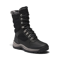 Bottes imperméables pour femmes, White Ledge, Timberland Front_Three_Fourths_Angled_Right