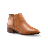 Denver Hayes Women's Adley Leather Ankle Boots Front_Three_Fourths_Angled_Right