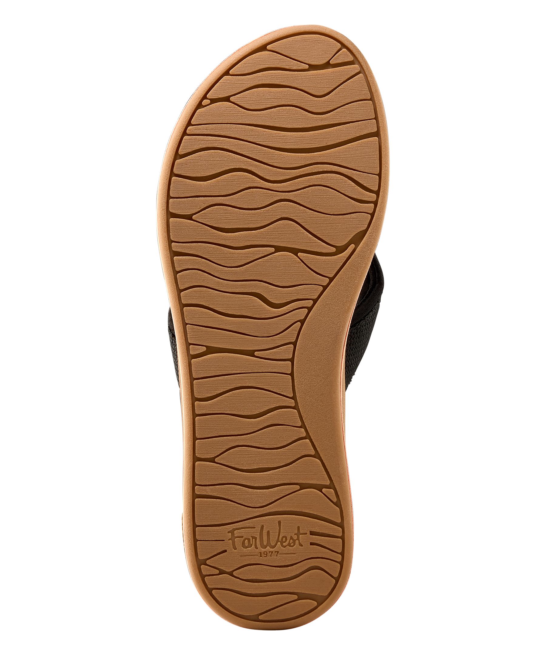 FarWest Women's Naramata Contoured Flip Flops