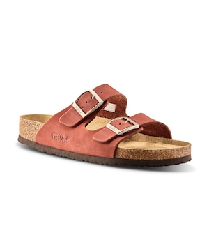 Sandales en liège à deux sangles en cuir pour femmes, Tofino, FarWest
