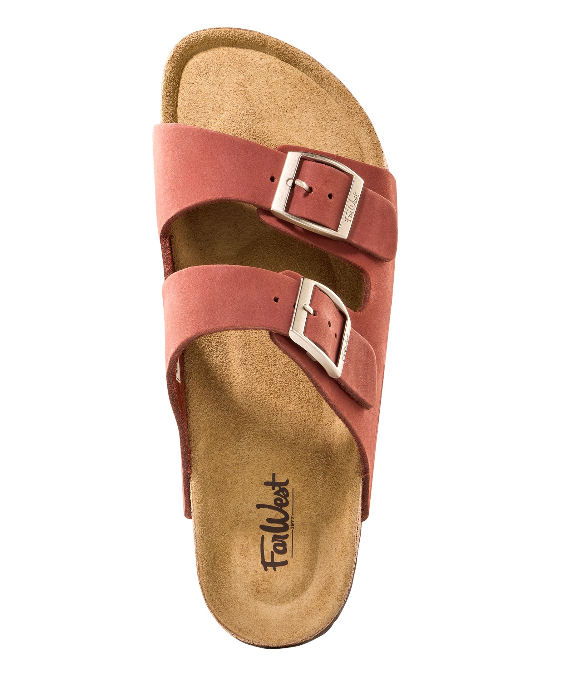 Sandales FarWest en cuir à 2&nbsp;courroies pour hommes, Tofino