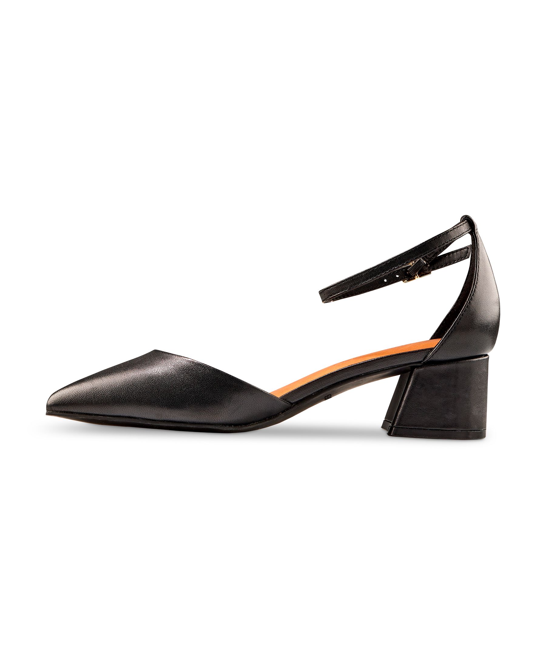 Denver Hayes Women's Rhea Leather Block Heel Pumps