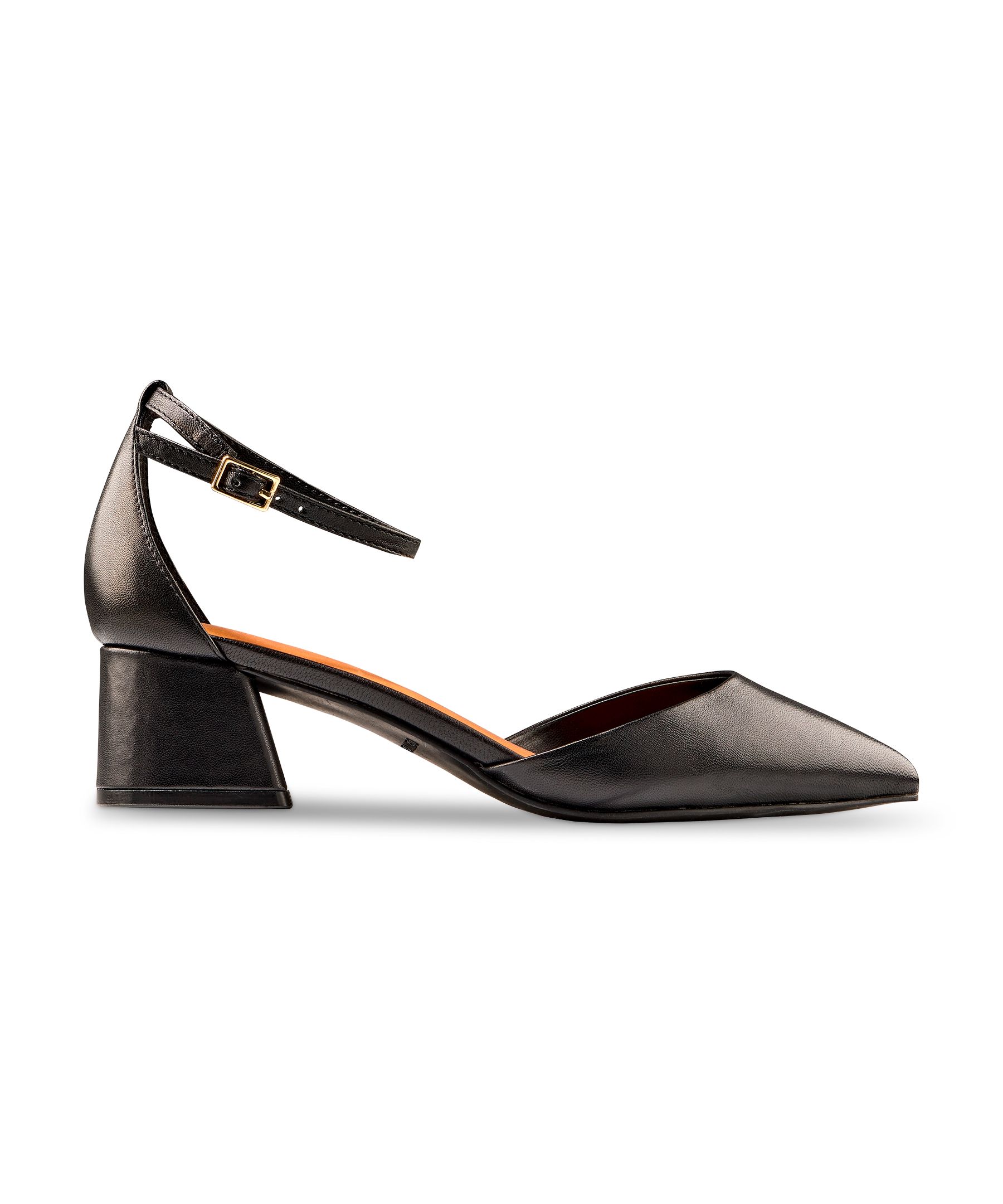 Denver Hayes Women's Rhea Leather Block Heel Pumps