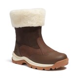 Bottes de neige imperméables mi-hautes pour femmes, White Ledge, Timberland Front_Three_Fourths_Angled_Right