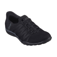 Skechers Women's Slip-ins Breathe Easy Roll Shoes Front_Three_Fourths_Angled_Right