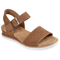 Skechers Women's Desert Serendipitous Sandals - Wide Front_Three_Fourths_Angled_Right