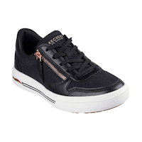 Skechers Women's Arch Fit Arcade Leather Sneakers Front_Three_Fourths_Angled_Right