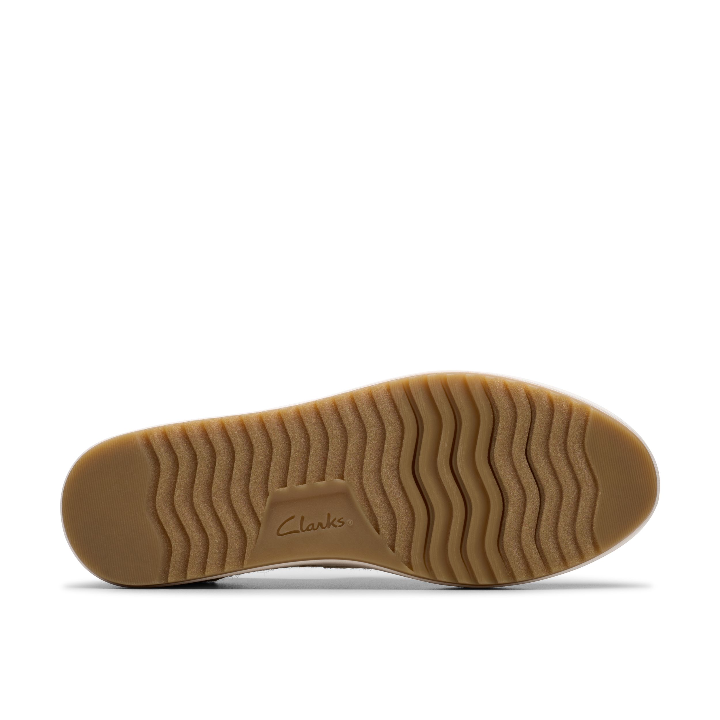 Chaussures à enfiler à talon compensé en toile pour femmes, large, Zylah Sky, Clarks