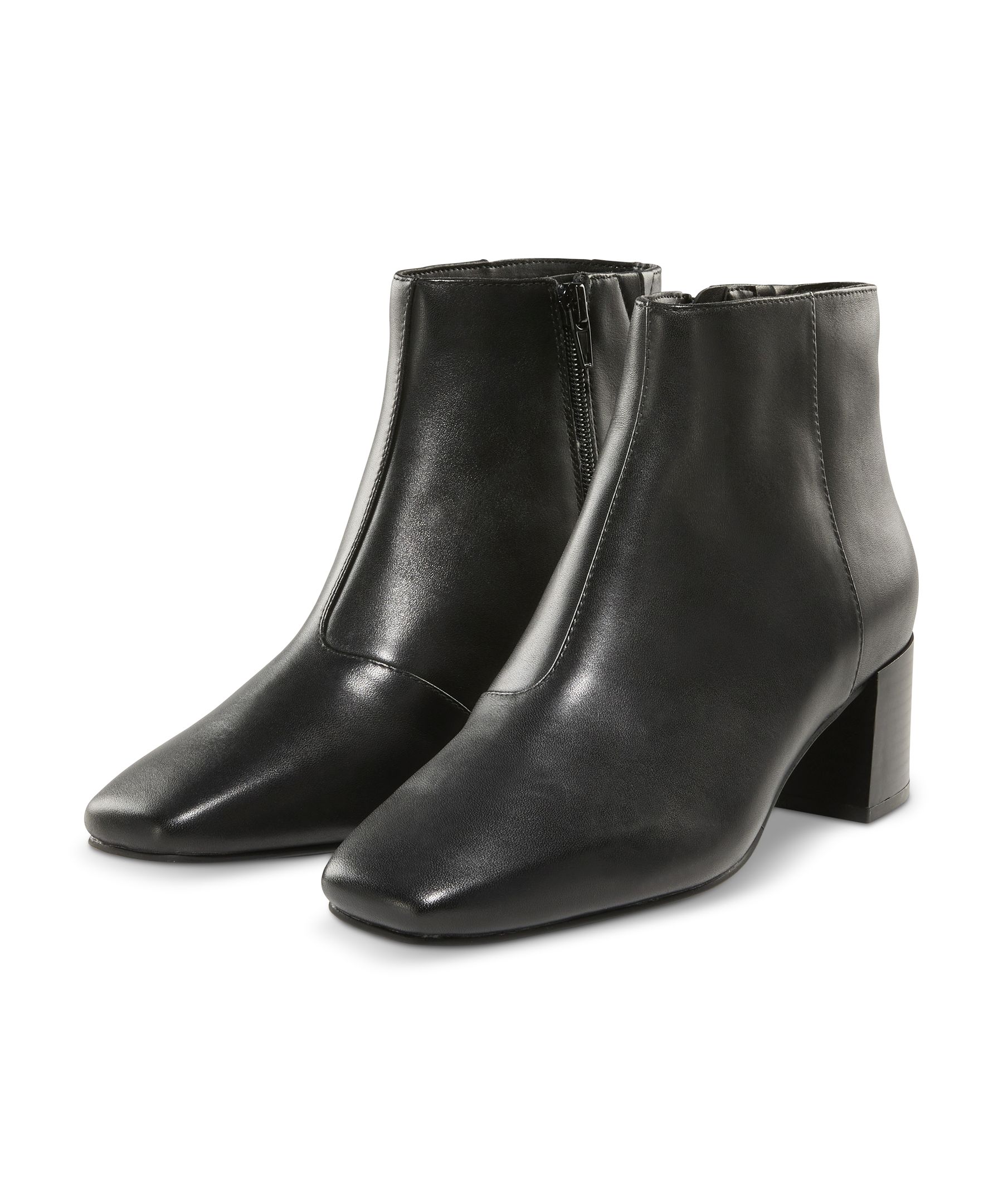 Bottillons en cuir à embout carré pour femmes, Luna, Denver Hayes