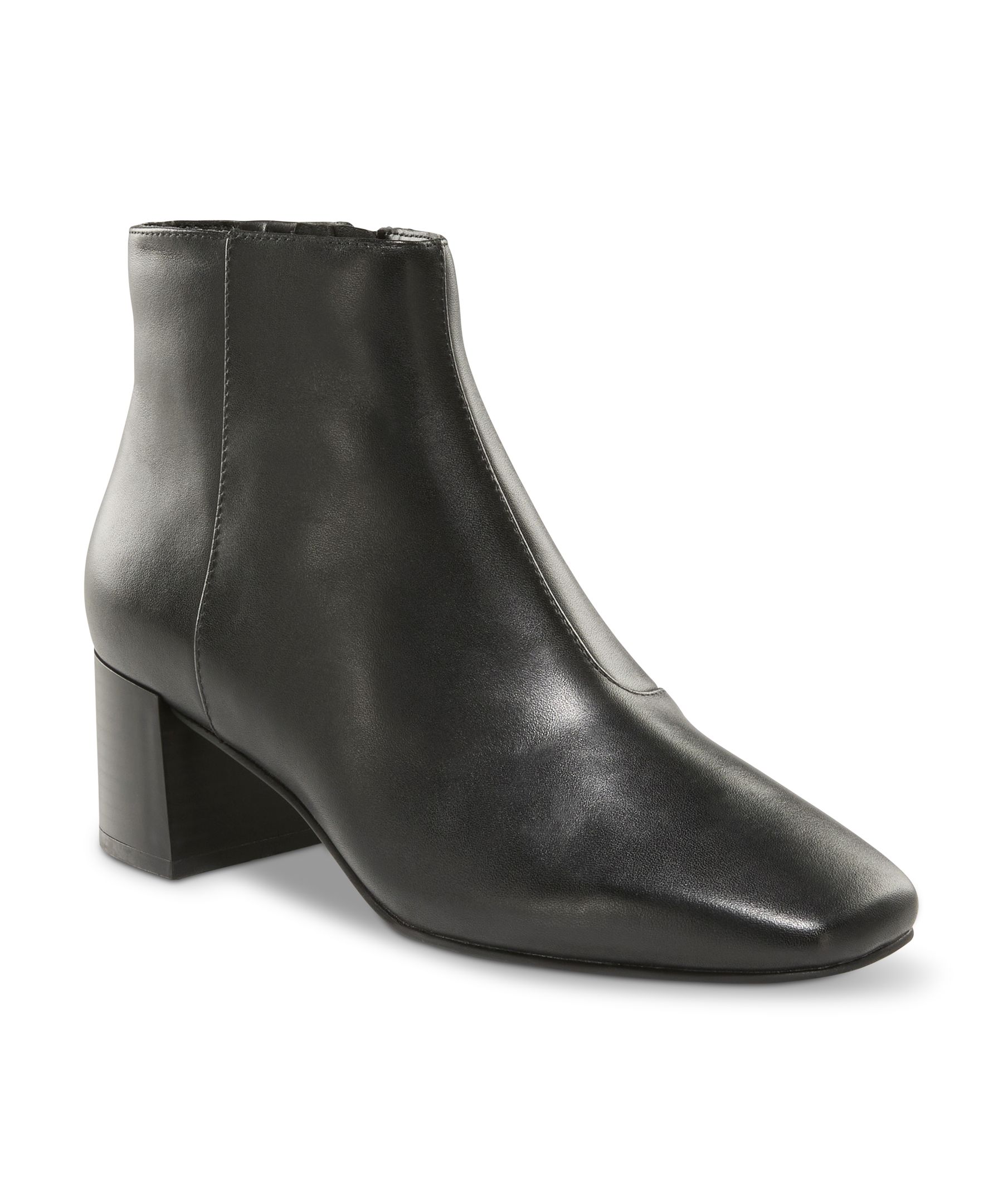 Bottillons en cuir à embout carré pour femmes, Luna, Denver Hayes