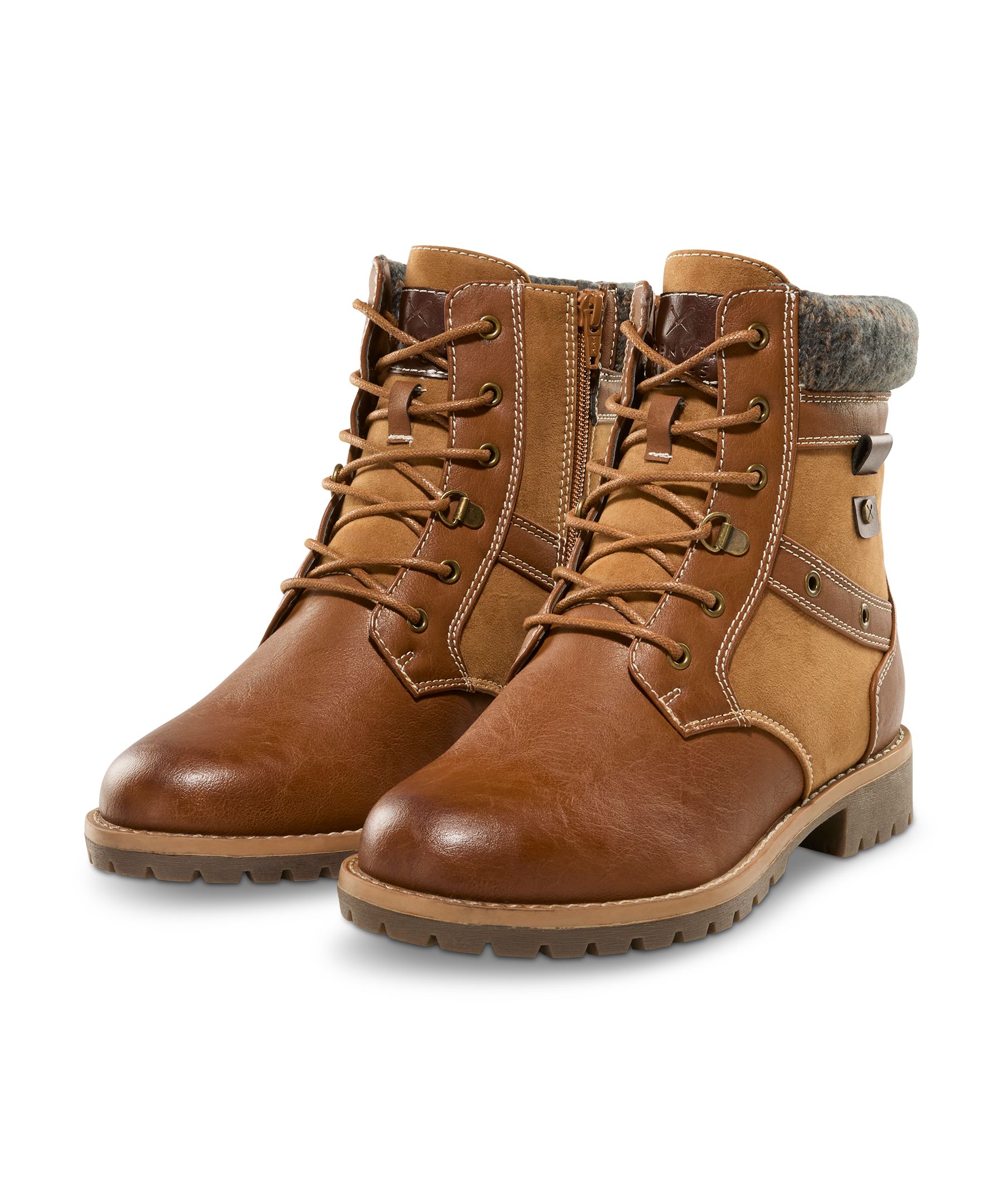 Bottes à semelle crantée à relief peu profond pour femmes, Laura, Denver Hayes - Large