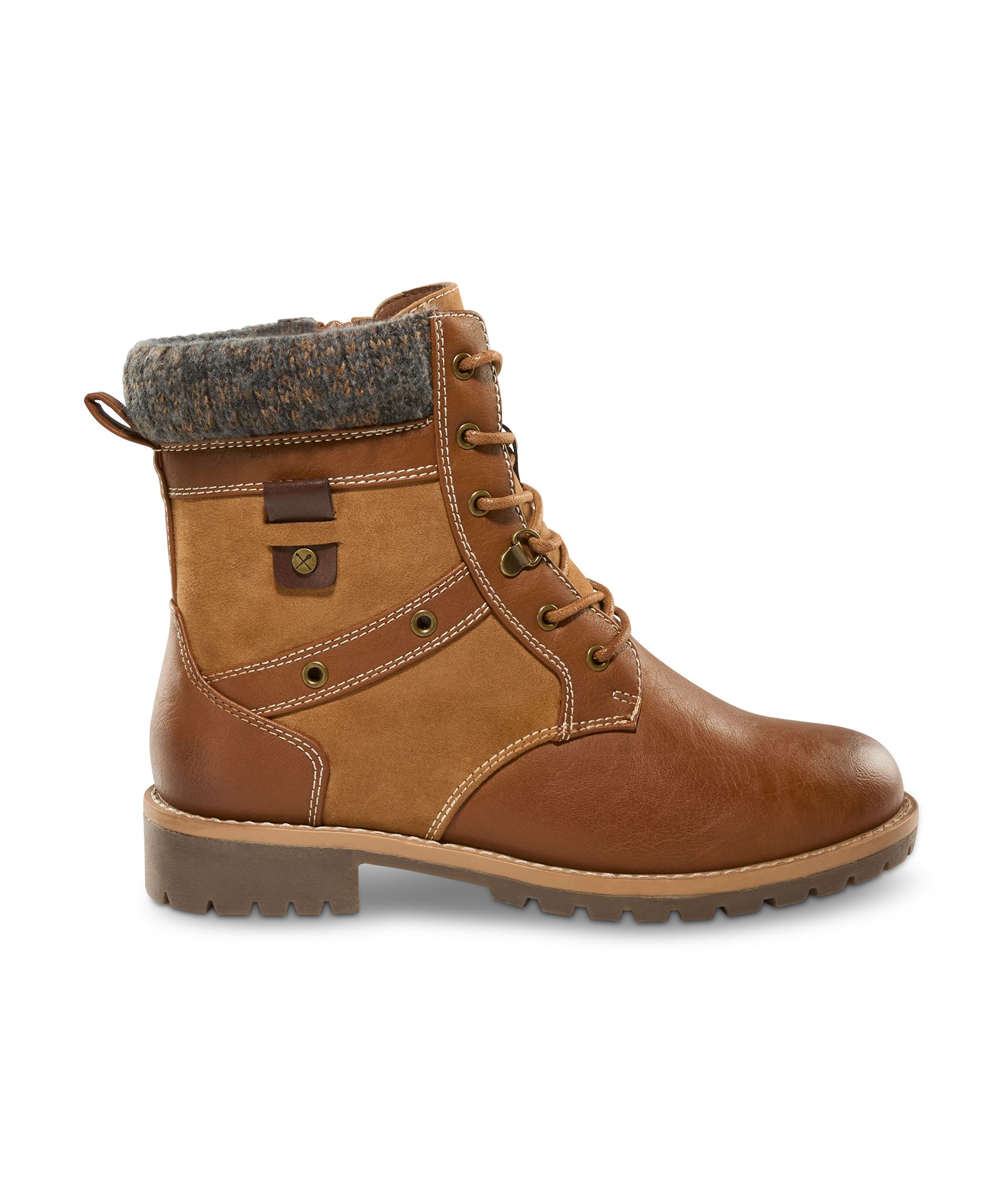 Bottes à semelle crantée à relief peu profond pour femmes, Laura, Denver Hayes - Large