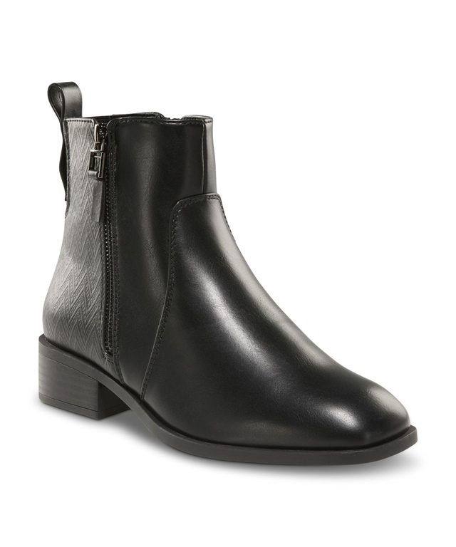 Bottes à fermeture à glissière aux chevilles pour femmes, Harper, Denver Hayes - Large