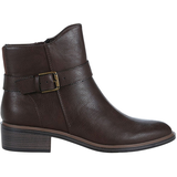Denver Hayes Women's Amelie Wide Zippered Ankle Boots Side_Right