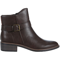 Denver Hayes Women's Amelie Wide Zippered Ankle Boots Side_Right