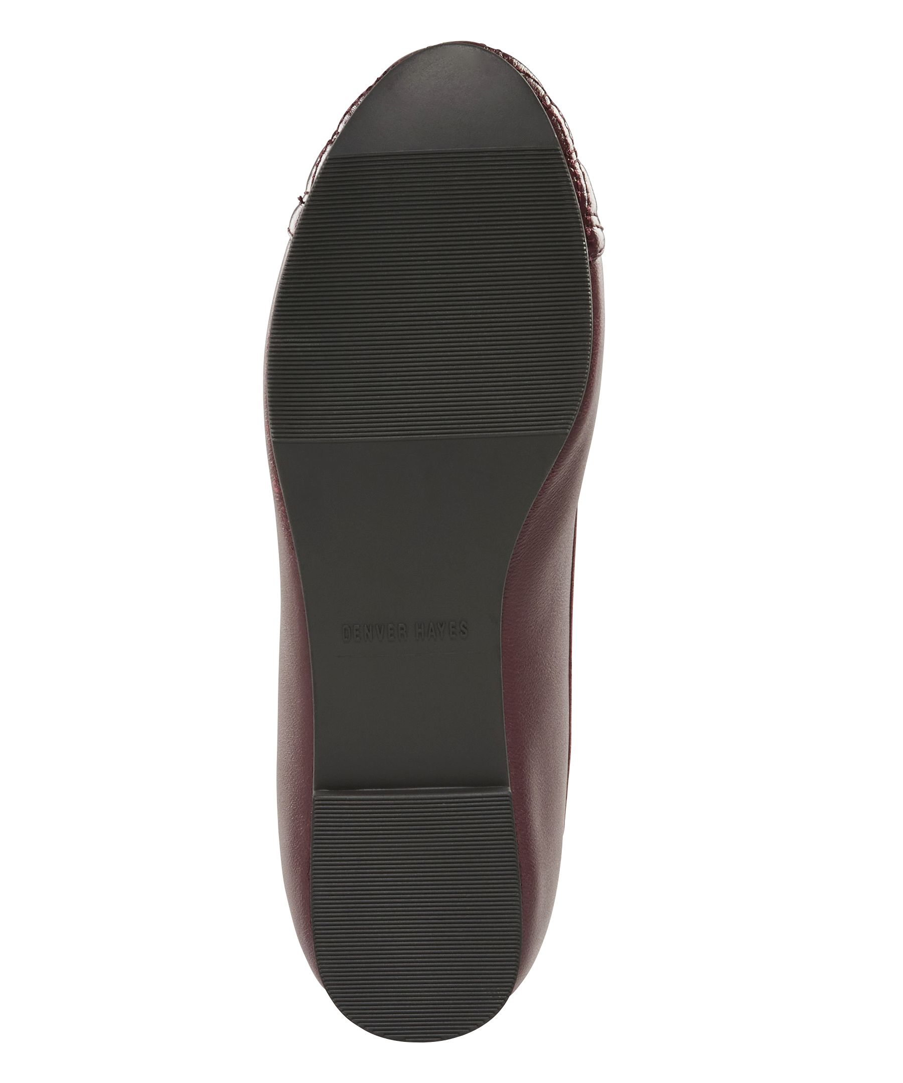 Ballerines en cuir à embout matelassé pour femmes, Emma, Denver Hayes