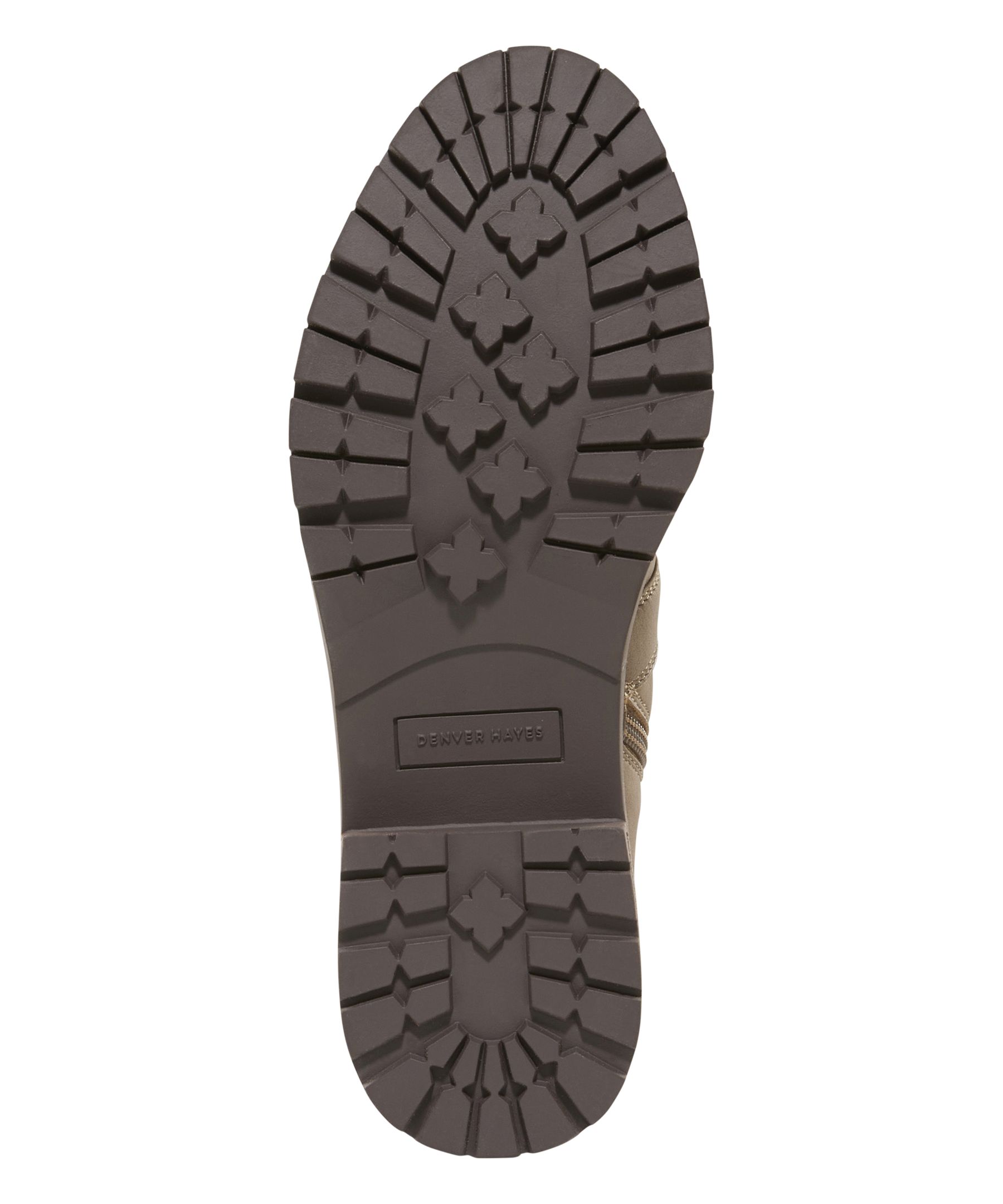 Bottes à lacets avec panneau en tricot extensible et fermeture à glissière pour femmes, Denver Hayes
