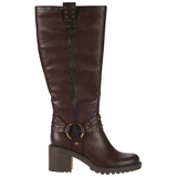 Bottes montantes à clous décoratifs avec fermeture à glissière pour femmes, Asteria, Denver Hayes Side_Right