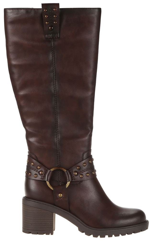 Denver Hayes Women's Asteria Tall Zippered Studded Boots