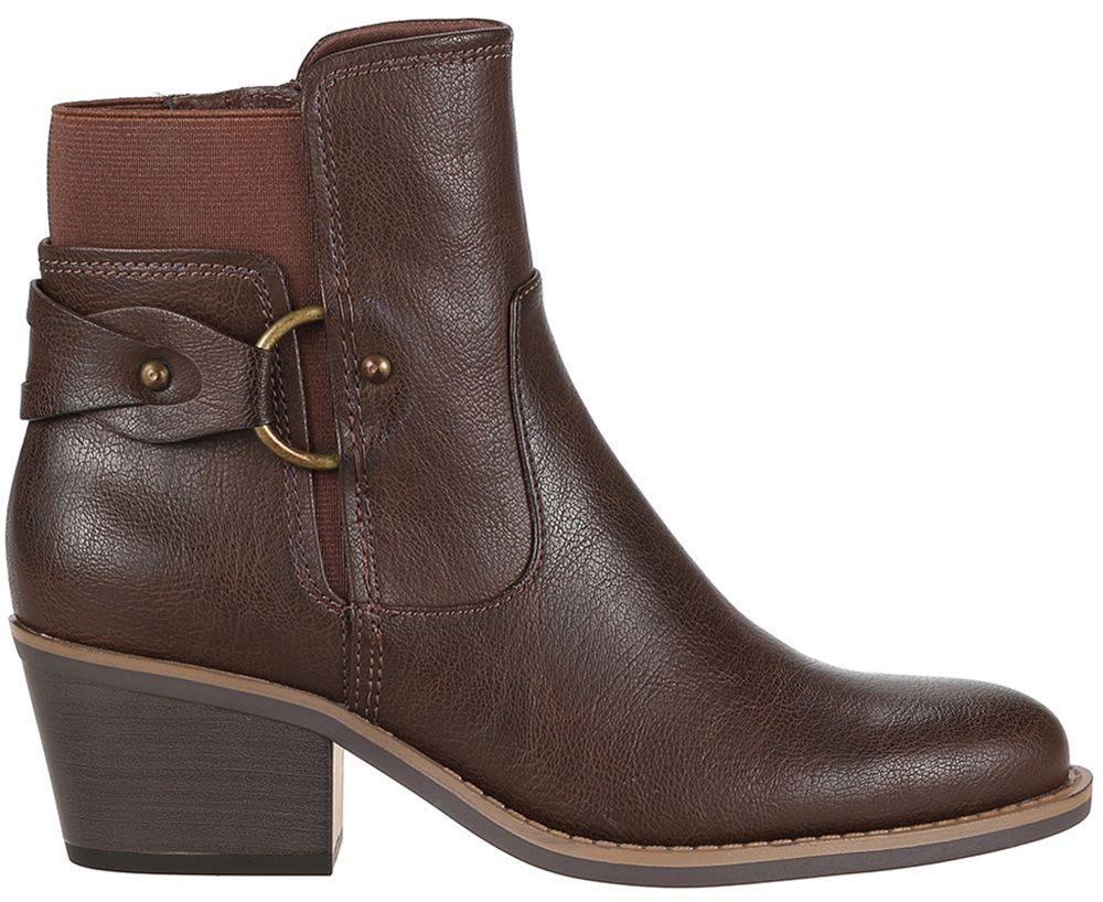 Bottes à fermeture à glissière à la cheville pour femmes, Luella, Denver Hayes