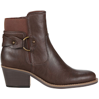 Denver Hayes Women's Luella Ankle Zippered Boots Side_Right