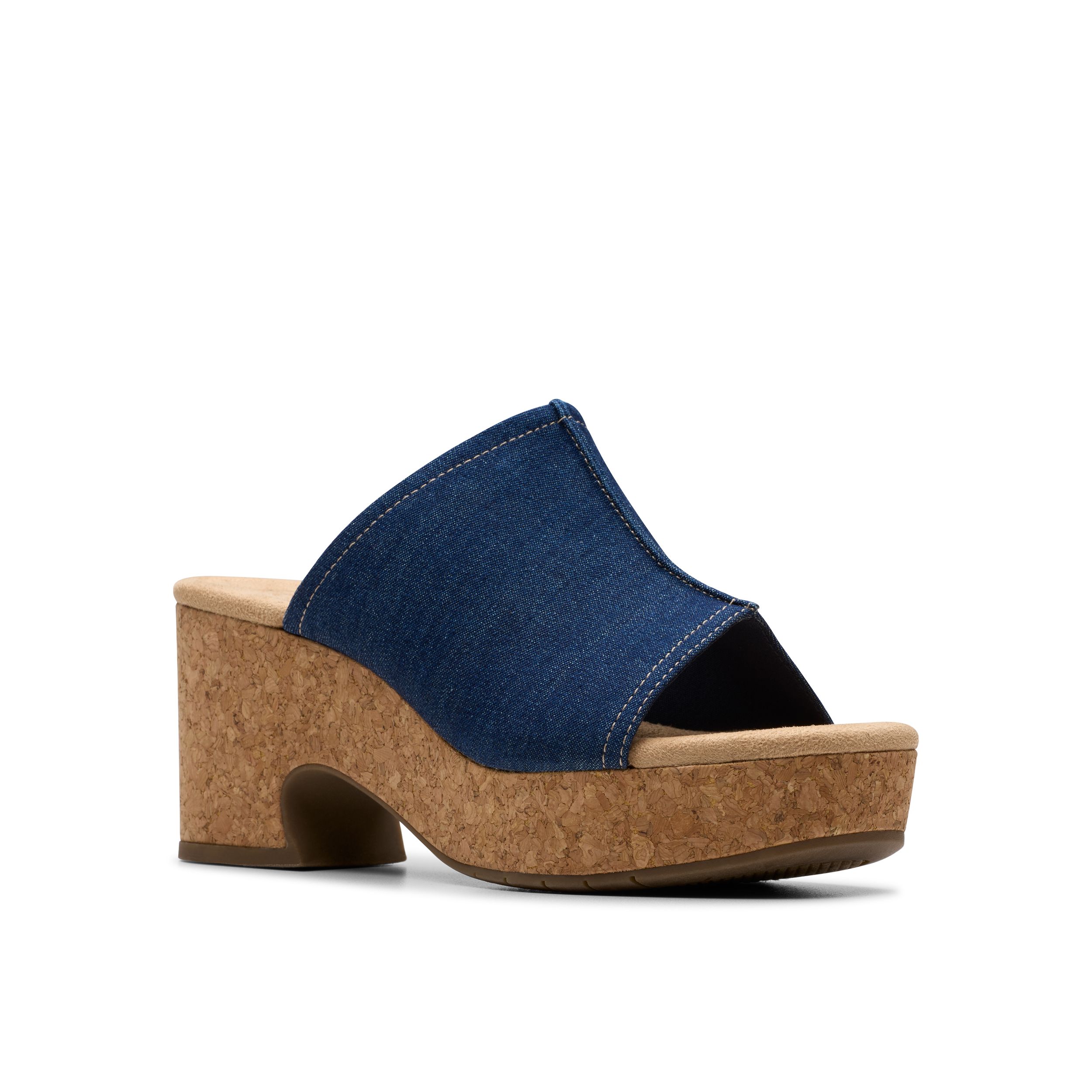 Sandales avec talon en liège pour femmes, Nerisa Vine, Clarks