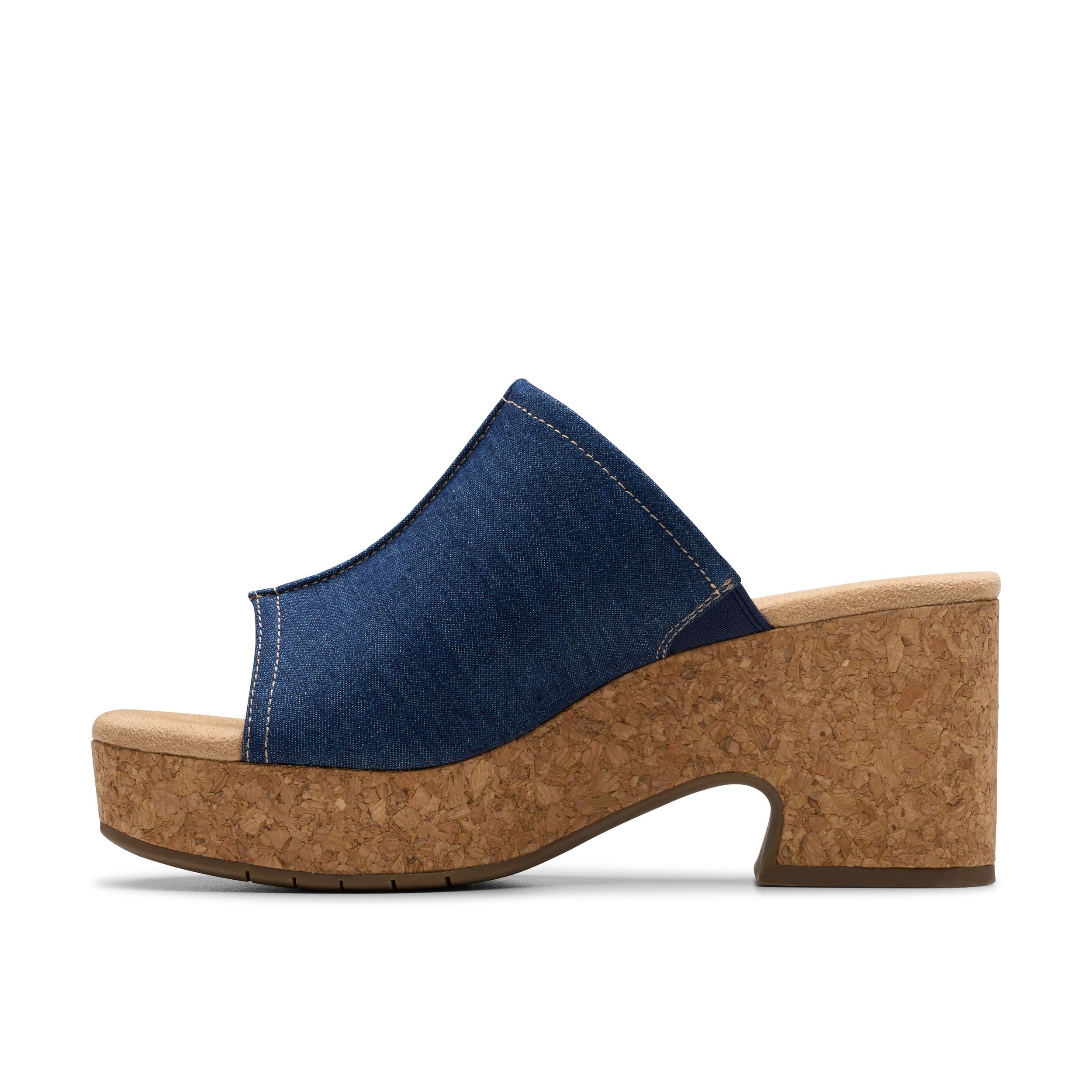 Sandales avec talon en liège pour femmes, Nerisa Vine, Clarks