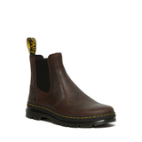 Bottes de cuir Chelsea pour femmes, Embury, Dr. Martens Front_Three_Fourths_Angled_Right