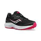 Saucony Cohesion 16 Scarpe Da Corsa Donna - Ammortizzazione Versarun, Suola In Gomma, Tomaia Rete, Nero/Fucsia, 5 Wide
