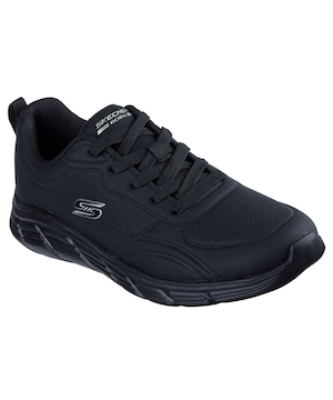 Skechers Women's Bobs Flex Low Debossed Lace Up Sneakers - Wide