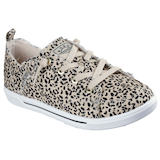 Chaussures en toile Bobs à imprimé animal pour femmes, B Cute 2.0 - On Brand, Skechers Front_Three_Fourths_Angled_Right
