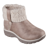 Skechers Women's Slip-Ins Relaxed Fit Easy Go Knit Fold Boots Front_Three_Fourths_Angled_Right