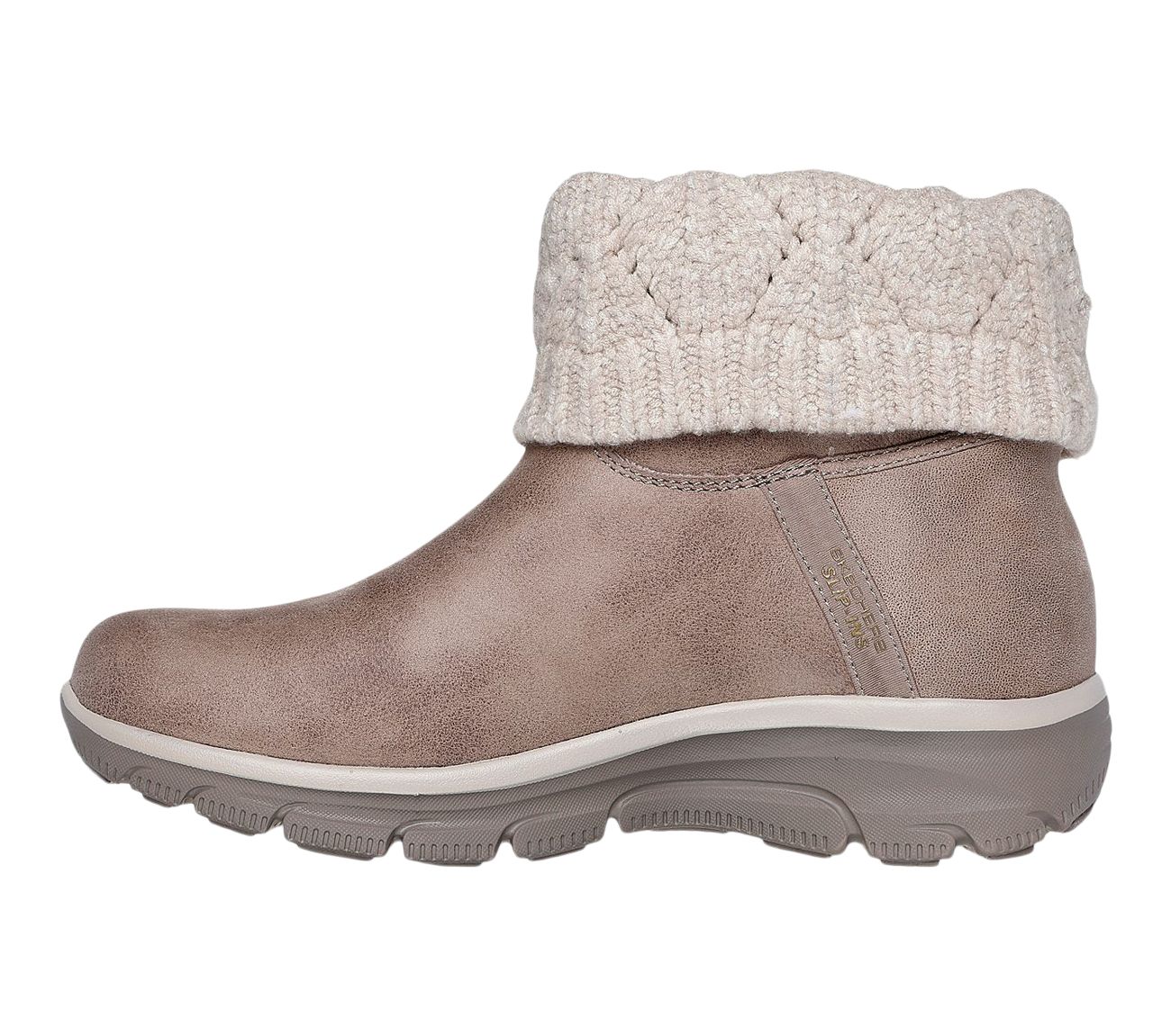 Bottes rabattables Slip-ins de coupe Relaxed Fit en tricot pour femmes, Easy Going, Skechers