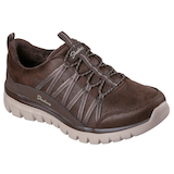 Skechers Women's Graceful Microleather Quarter Webbing Cheni Shoes Front_Three_Fourths_Angled_Right