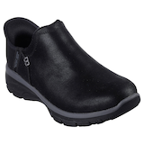 Skechers Women's Slip-Ins Relaxed Fit Easy Going Scooped Shoes - Wide Front_Three_Fourths_Angled_Right