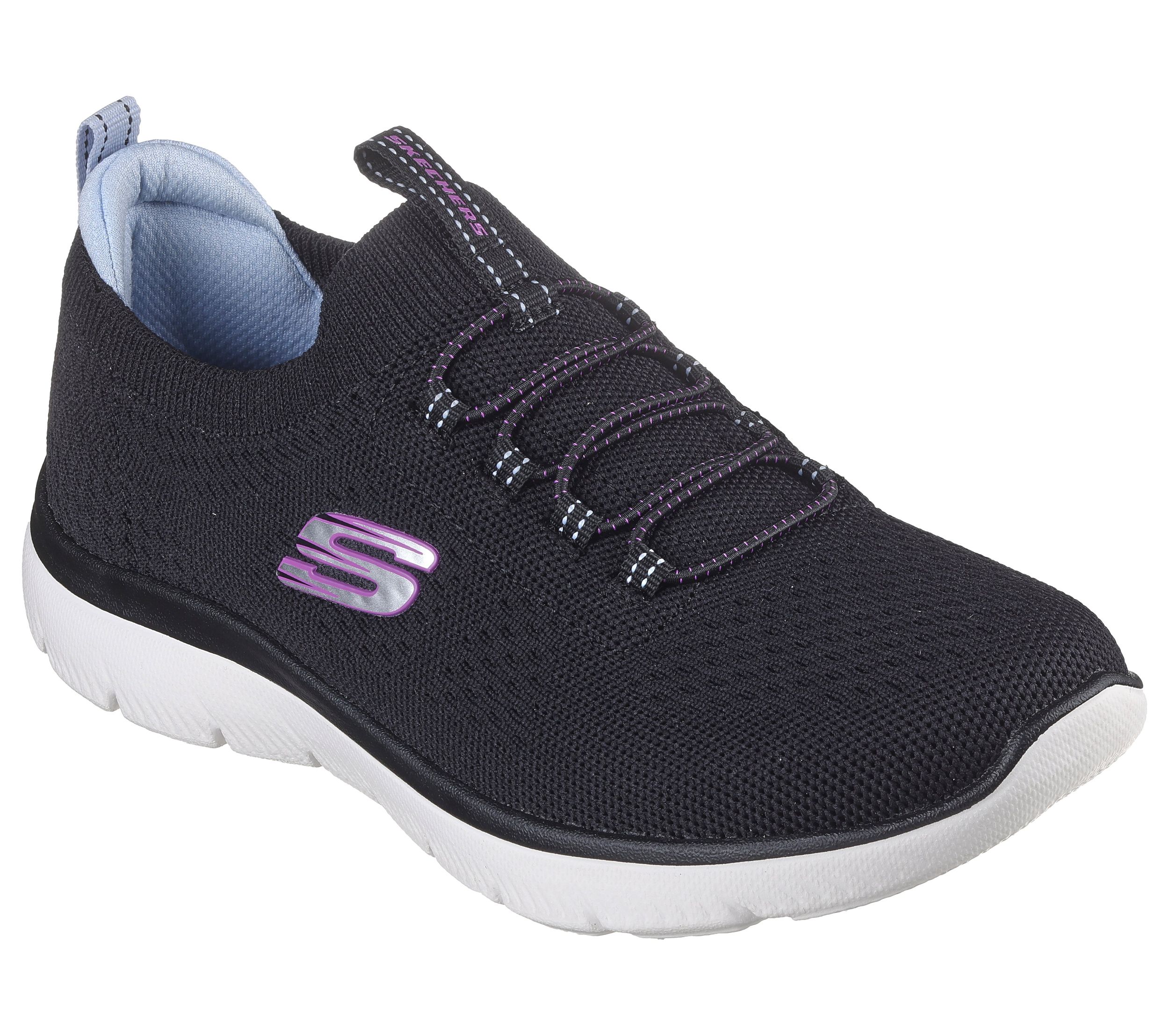 Chaussures en tricot extensible Bobs Summits Slip-On pour femmes, Top Player, Skechers