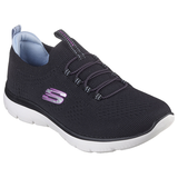 Skechers Women's Bobs Summits Slip-On Top Player Stretch Knit Shoes Front_Three_Fourths_Angled_Right