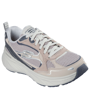 Skechers Women's Edgeride Relaxed Fit Overlay Mesh Lace Up Shoes