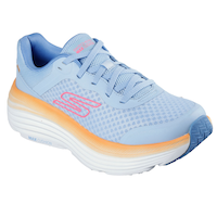 Skechers Women's Max Cushioning Endeavour Mesh Lace Up Shoes Front_Three_Fourths_Angled_Right
