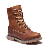 Bottes imperméables doublées pour femmes, Authentics, Timberland, pointure large Front_Three_Fourths_Angled_Right