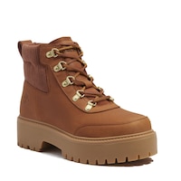 Bottes de 6 po pour femmes, Stone Street, Timberland Front_Three_Fourths_Angled_Right