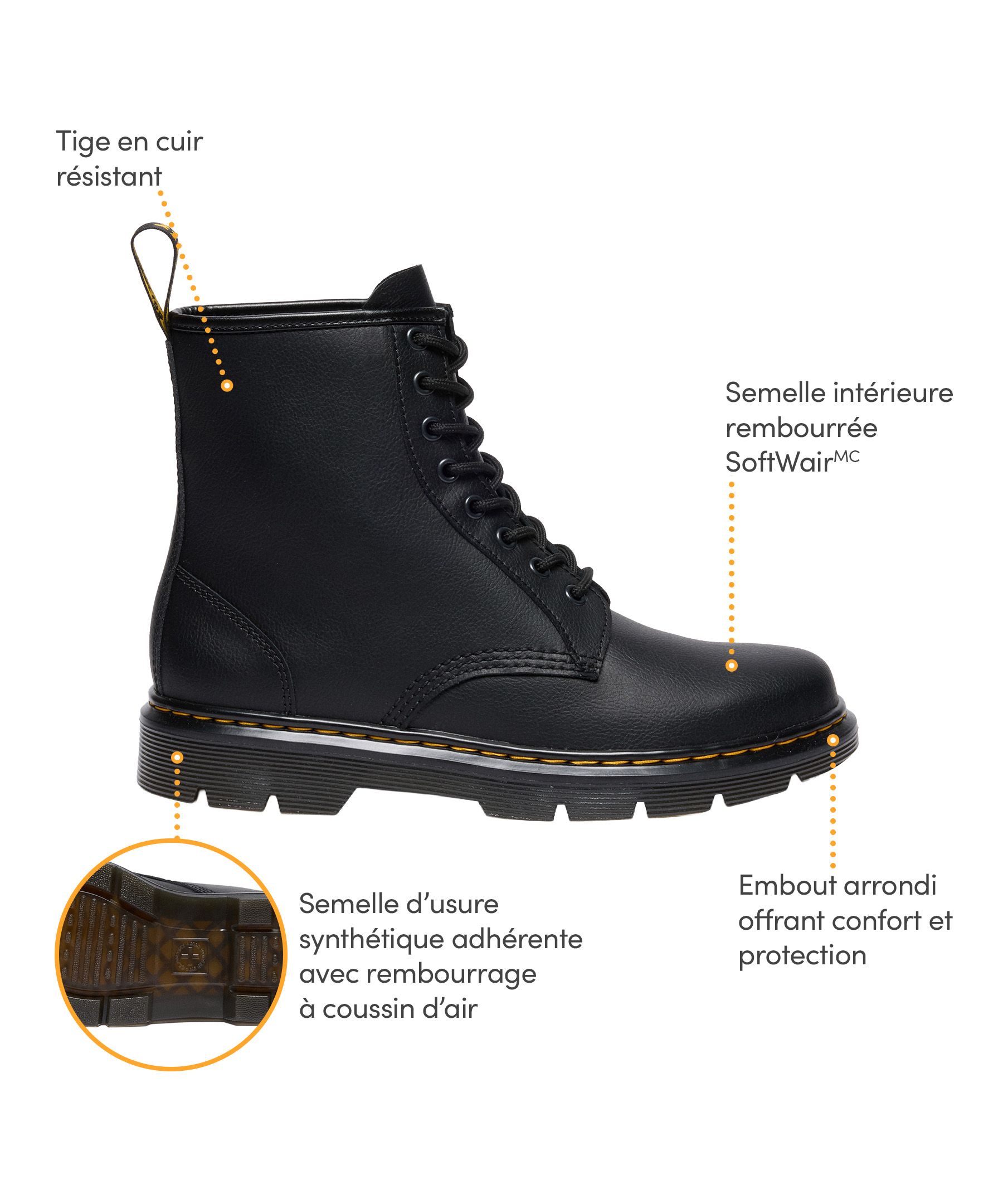 Bottes Aprile à 8 œillets Dr. Martens